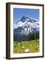 A Group Of Three Backpackers Hike Along The East Fork Lostine River Trail #1662-Ben Herndon-Framed Photographic Print