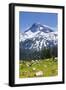 A Group Of Three Backpackers Hike Along The East Fork Lostine River Trail #1662-Ben Herndon-Framed Photographic Print