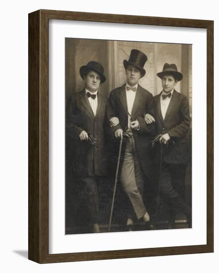 A Group of Three Transvestites-null-Framed Photographic Print