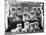 A Group of Twelve Braeduke Tibetan Spaniels Sit for a Group Photograph. Owned by Wynyard-null-Mounted Photographic Print