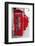 A Group of Typical Red London Phone Cabins-Kamira-Framed Photographic Print