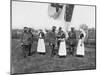 A Group of Unidentified Officers-null-Mounted Photographic Print