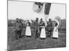 A Group of Unidentified Officers-null-Mounted Photographic Print