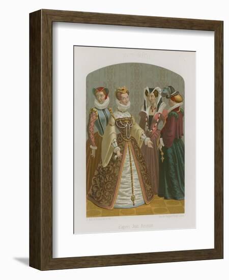 A Group of Well-Dressed Women-null-Framed Giclee Print