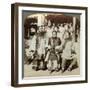 A Group of Women in the Courtyard of a Wealthy Chinese House, Peking, China, 1902-Underwood & Underwood-Framed Giclee Print