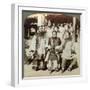 A Group of Women in the Courtyard of a Wealthy Chinese House, Peking, China, 1902-Underwood & Underwood-Framed Giclee Print