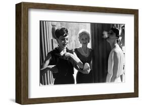 A Group of Women Laughing Together at the Met Fashion Ball, New York, November 1960-Walter Sanders-Framed Photographic Print