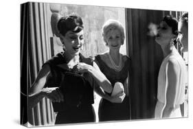 A Group of Women Laughing Together at the Met Fashion Ball, New York, November 1960-Walter Sanders-Stretched Canvas