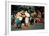 A Group of Young People Giving Free Hugs, Union Square, New York-Sabine Jacobs-Framed Photographic Print