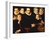 A Group Portrait of a Gentleman Aged 57-Adriaen Thomasz Key-Framed Giclee Print