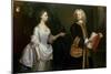 A Group Portrait of John Perceval, 1st Earl of Egmont (1683-1748) and His Wife Catherine-J. Alberry-Mounted Giclee Print