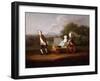 A Group Portrait of Three of the Children of Peter and Mary Du Cane-Arthur Devis-Framed Giclee Print