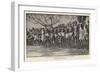 A Groups of Natives on the Relief Works at Deori Panagar, Near Jubbulpore-null-Framed Giclee Print