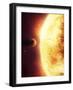 A Growing Sun About to Burn a Nearby Planet-Stocktrek Images-Framed Premium Photographic Print