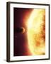 A Growing Sun About to Burn a Nearby Planet-Stocktrek Images-Framed Photographic Print