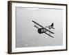 A Grumman F3F Biplane in Flight-Stocktrek Images-Framed Photographic Print