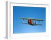 A Grumman F3F Biplane in Flight-Stocktrek Images-Framed Photographic Print