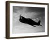 A Grumman F6F Hellcat Fighter Plane in Flight-Stocktrek Images-Framed Photographic Print