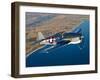 A Grumman F6F Hellcat Fighter Plane in Flight-Stocktrek Images-Framed Photographic Print