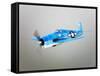 A Grumman F6F Hellcat Fighter Plane in Flight-Stocktrek Images-Framed Stretched Canvas