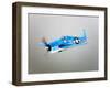 A Grumman F6F Hellcat Fighter Plane in Flight-Stocktrek Images-Framed Photographic Print