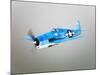 A Grumman F6F Hellcat Fighter Plane in Flight-Stocktrek Images-Mounted Photographic Print