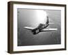 A Grumman F8F Bearcat in Flight-Stocktrek Images-Framed Photographic Print