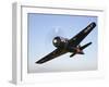 A Grumman F8F Bearcat in Flight-Stocktrek Images-Framed Photographic Print