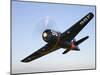 A Grumman F8F Bearcat in Flight-Stocktrek Images-Mounted Photographic Print