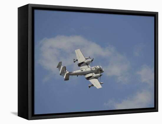 A Grumman OV-1 Mohawk in Flight Over Florida-Stocktrek Images-Framed Stretched Canvas