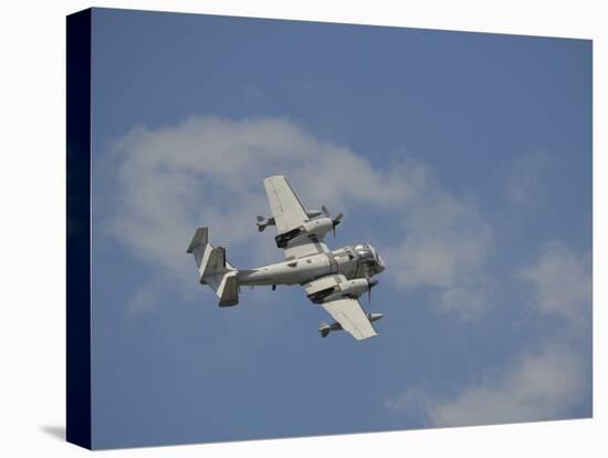 A Grumman OV-1 Mohawk in Flight Over Florida-Stocktrek Images-Stretched Canvas