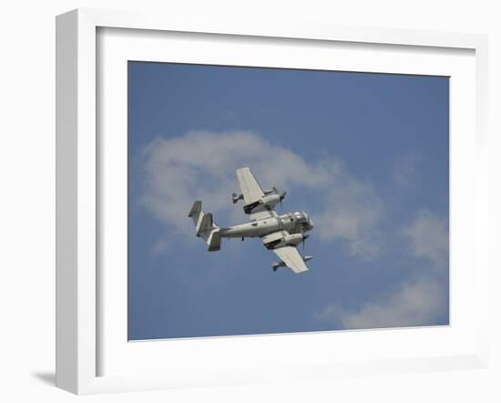 A Grumman OV-1 Mohawk in Flight Over Florida-Stocktrek Images-Framed Photographic Print