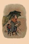 Pig in Dunce Cap and School Master-A. Gual-Framed Stretched Canvas