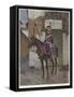 A Guard on Horseback-Francois Flameng-Framed Stretched Canvas