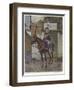 A Guard on Horseback-Francois Flameng-Framed Giclee Print