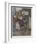 A Guard on Horseback-Francois Flameng-Framed Giclee Print