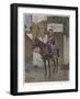 A Guard on Horseback-Francois Flameng-Framed Giclee Print