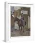 A Guard on Horseback-Francois Flameng-Framed Giclee Print