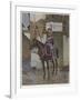 A Guard on Horseback-Francois Flameng-Framed Giclee Print