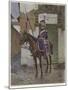 A Guard on Horseback-Francois Flameng-Mounted Giclee Print