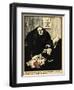 A Guilty Suspect Tries to Raise a Question of Police Procedure-Félix Vallotton-Framed Giclee Print