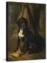 A Gun Dog with a Woodcock, 1842-William Hammer-Stretched Canvas