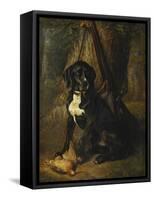 A Gun Dog with a Woodcock, 1842-William Hammer-Framed Stretched Canvas