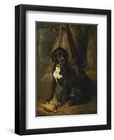 A Gun Dog with a Woodcock-William Hammer-Framed Giclee Print