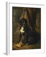 A Gun Dog with a Woodcock-William Hammer-Framed Giclee Print