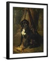 A Gun Dog with a Woodcock-William Hammer-Framed Giclee Print