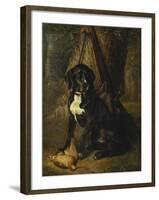 A Gun Dog with a Woodcock-William Hammer-Framed Giclee Print