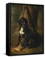 A Gun Dog with a Woodcock-William Hammer-Framed Stretched Canvas