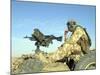 A Gunner Sits Atop a British Army WMIK Land Rover-Stocktrek Images-Mounted Photographic Print