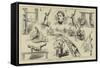 A Gymnastic Display by Ladies-null-Framed Stretched Canvas